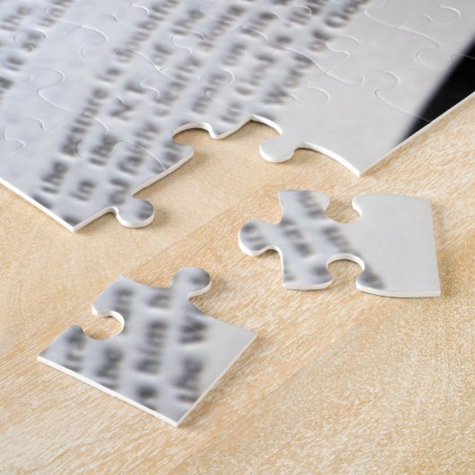 Kroon van Thorns Heart en Bijbel Legpuzzel (Zijkant)