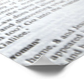 Kroon van Thorns Heart en Bijbel Poster (Hoek)