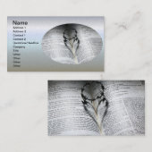 Kroon van Thorns Heart en Bijbel Visitekaartje (Voorkant / Achterkant)