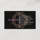 Kroon van Thorns Visitekaartje (Achterkant)