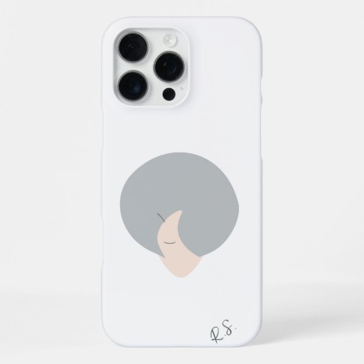 Kroon van wijsheid | Moderne minimalistische vrouw iPhone Hoesje (Achterkant)