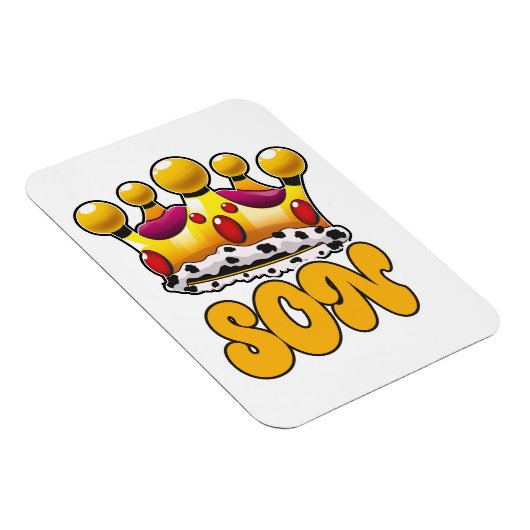 Kroon van zoon koning magneet (Rechterzijde)