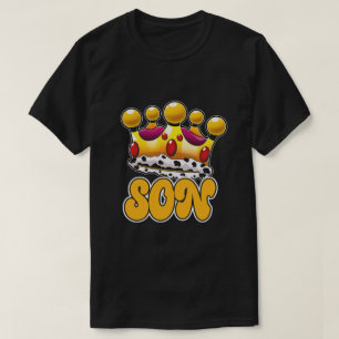 Kroon van zoon koning t-shirt