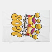 Kroon van zoon koning theedoek (Horizontaal)
