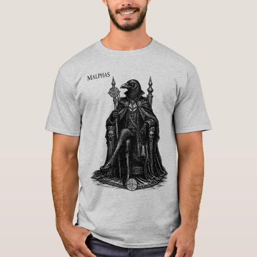Kroon van Zwarte Vleugels van Malphas T-shirt (Voorkant)