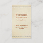 kroon visitekaartje (Achterkant)