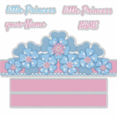 Kroon voor kleine prinses sticker (Voorkant)