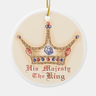 Kroon Zijne Majesteit Koning ornament