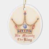 Kroon Zijne Majesteit Koning ornament (Links)