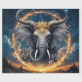 Kroonbewaker van de Hemelpoort de olifant Cadeaupapier (Vlak)
