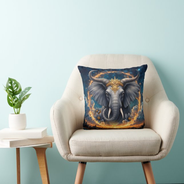 Kroonbewaker van de Hemelse Poort de olifant Kussen (Stoel)