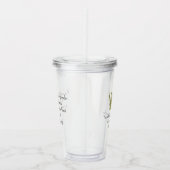 Kroonbijbelvers Christelijk Faith Golden Acryl Drinkbeker (Rechts)