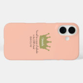 Kroonbijbelvers Christelijk Faith Light Peach Case-Mate iPhone Case (Achterkant (horizontaal))