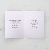 Kroonbijbelvers Christelijk geloofslicht Paarse Kaart (Binnen)