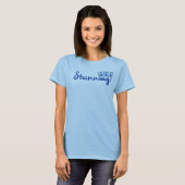 Kroonblauw, sluipend t-shirt (Voorkant volledig)
