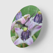 Kroonbloem wandklok (Hoek)