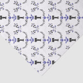 kroonboulevonmonogram "T" Tissuepapier (Detail)