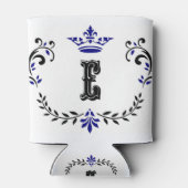 kroonboulevormmonogram "E" Blikjeskoeler (Achterkant)