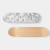 kroonbrander bord persoonlijk skateboard (Horizontaal)