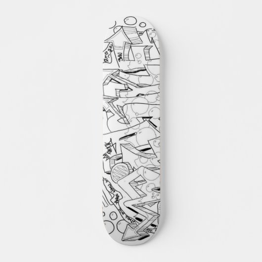 kroonbrander bord persoonlijk skateboard (Voorkant)