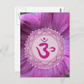 Kroonchakra Briefkaart (Voorkant / Achterkant)