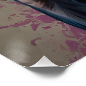 Kroonchimpansee op de troon - Bold Pop Art Perfect Poster (Hoek)