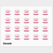 KroonDesign - Roze Ronde Sticker (Vel)
