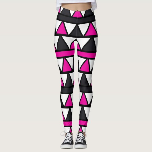 Kroondriehoeken Leggings (Voorkant)