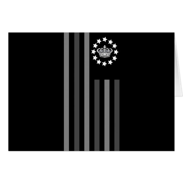 Kroongrijs - vlag (Voorkant Horizontaal)