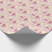 kroonhartwalk en gouden Waterverf Cadeaupapier (Hoek)