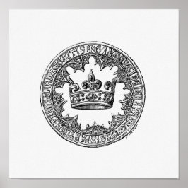  kroonillustratie poster