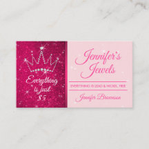 Kroonjuwelen Accessoires Sparkle roze Bling Lady