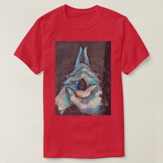 kroonkakra mudra t-shirt (Design voorkant)