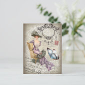  kroonkandelaar Victoriaans Briefkaart (Staand voorkant)