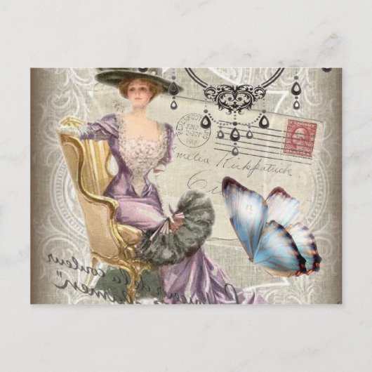  kroonkandelaar Victoriaans Briefkaart (Voorkant)