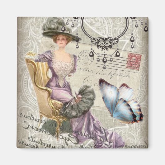  kroonkandelaar Victoriaans Magneet (Voorkant)