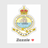 Kroonkolonie van de Bahama's (1904-1953) Sticker (Vel)