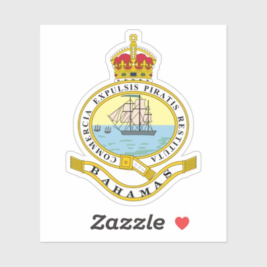 Kroonkolonie van de Bahama's (1904-1953) Sticker (Vel)