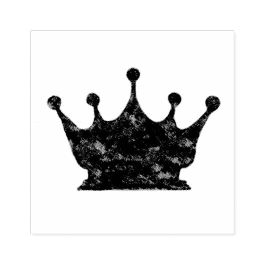 Kroonkoning Koningin Rubberstempel (Afrduk)