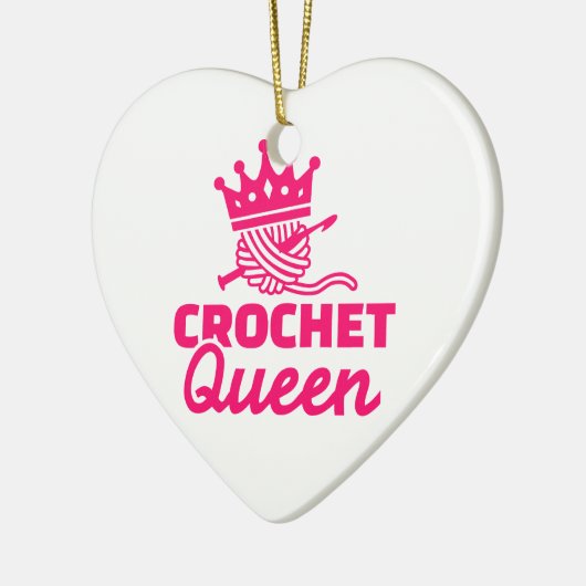 Kroonkoningin Keramisch Ornament (Links)