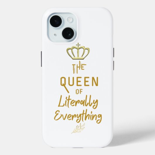 Kroonkoningin van alles goud Case-Mate iPhone case (Achterkant)