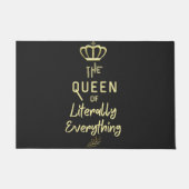 Kroonkoningin van alles goud deurmat (Voorkant)