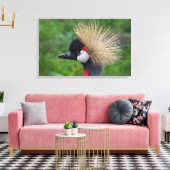 Kroonkraan Canvas Afdruk (Insitu (Woonkamer))