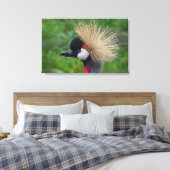 Kroonkraan Canvas Afdruk (Insitu (Slaapkamer))