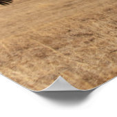 Kroonkraanvogels tijdens de vlucht poster (Hoek)