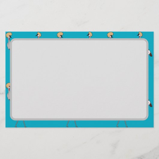 Kroonkranen Briefpapier (Voorkant)