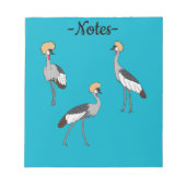 Kroonkranen Notitieblok (Voorkant)