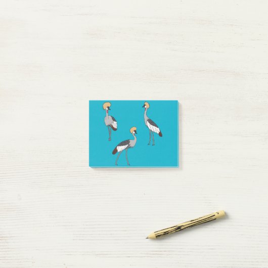 Kroonkranen Post-it® Notes (Op bureau)