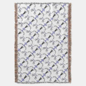 Kroonkrans A Monogram Deken (Voorkant Verticaal)