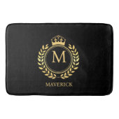 Kroonkrans Monogram Badmat (Voorkant)